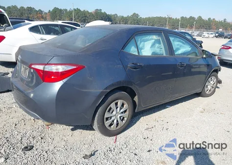 2016 Toyota Corolla L from USA, damaged, VIN 2T1BURHE3GC531064